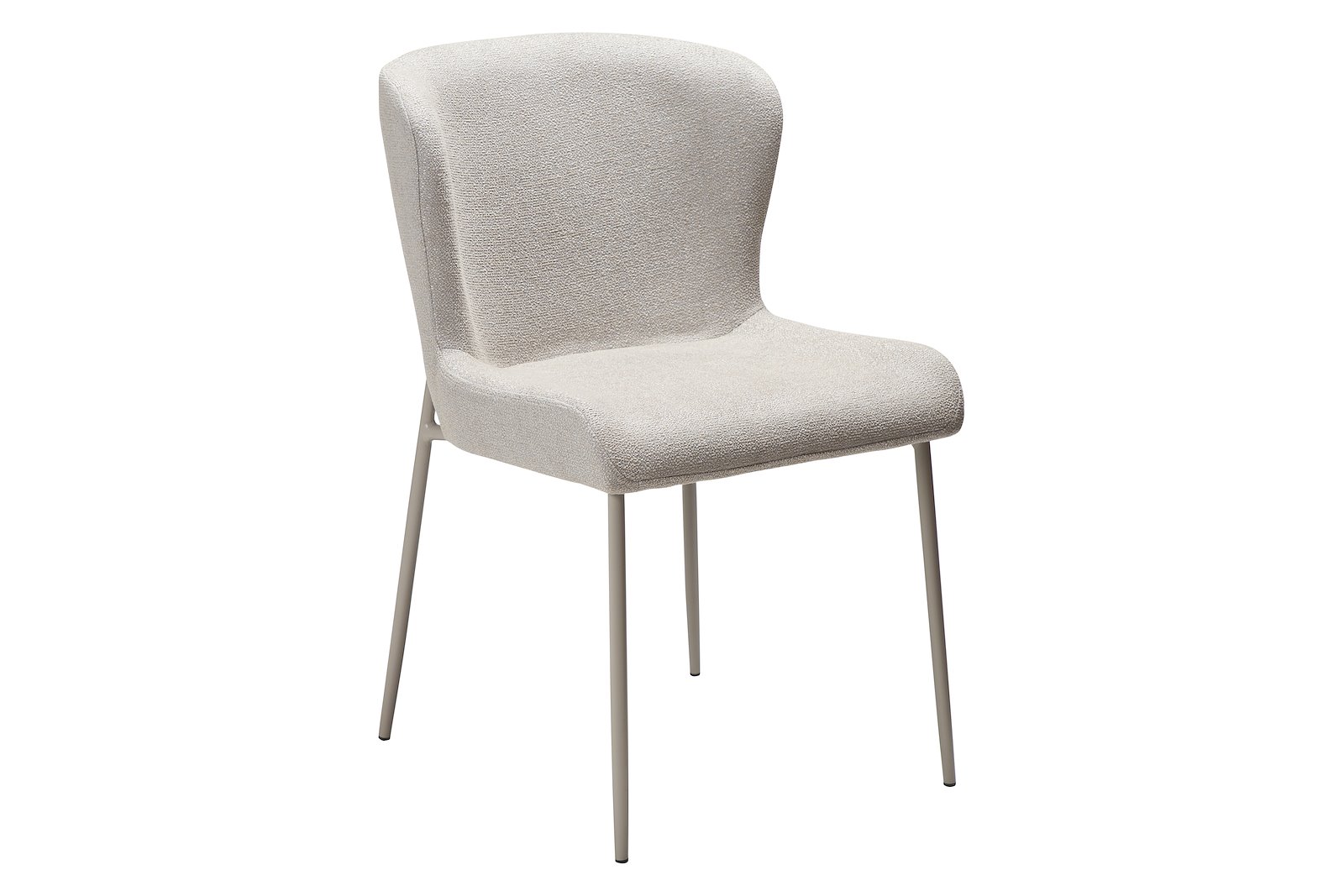 Glam spisestol Tekstil Bouclé Cashmere og cashmere ben
