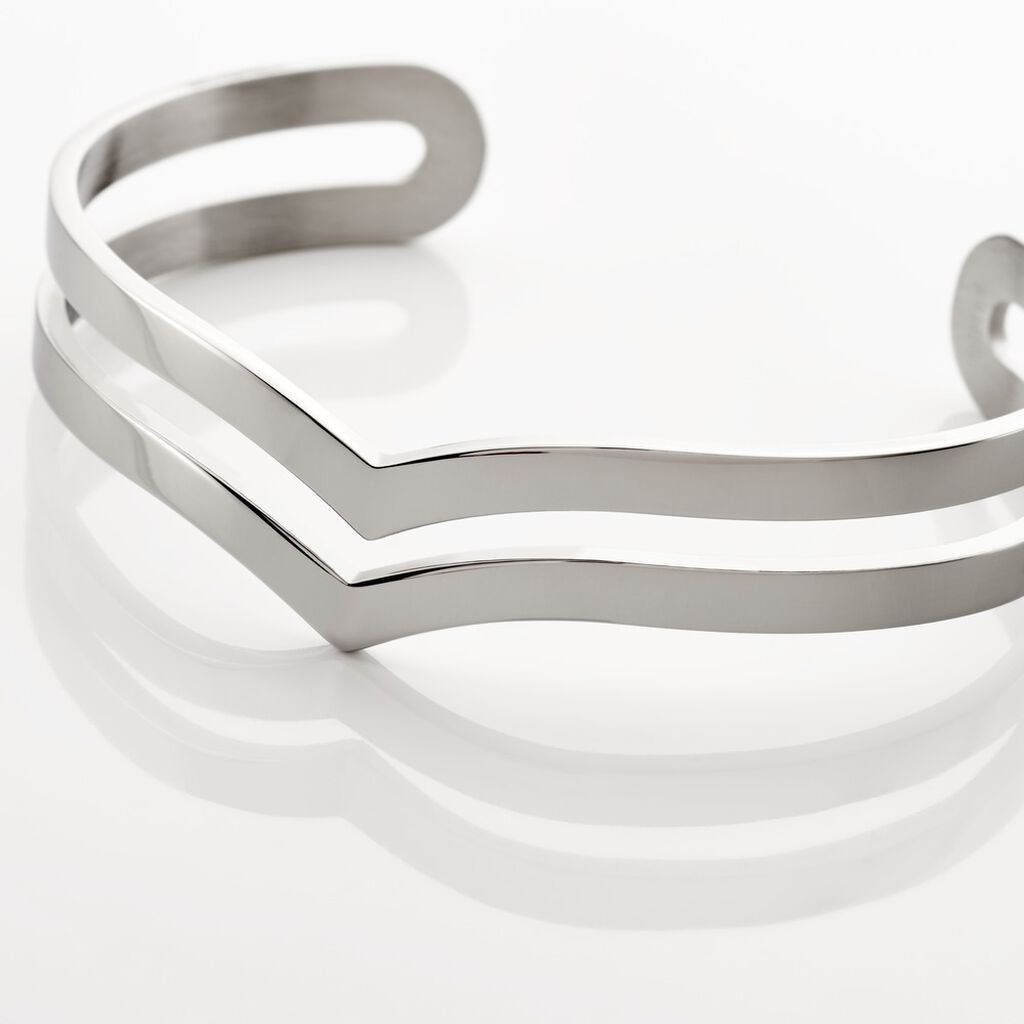 Bracelet Wilna Acier Blanc