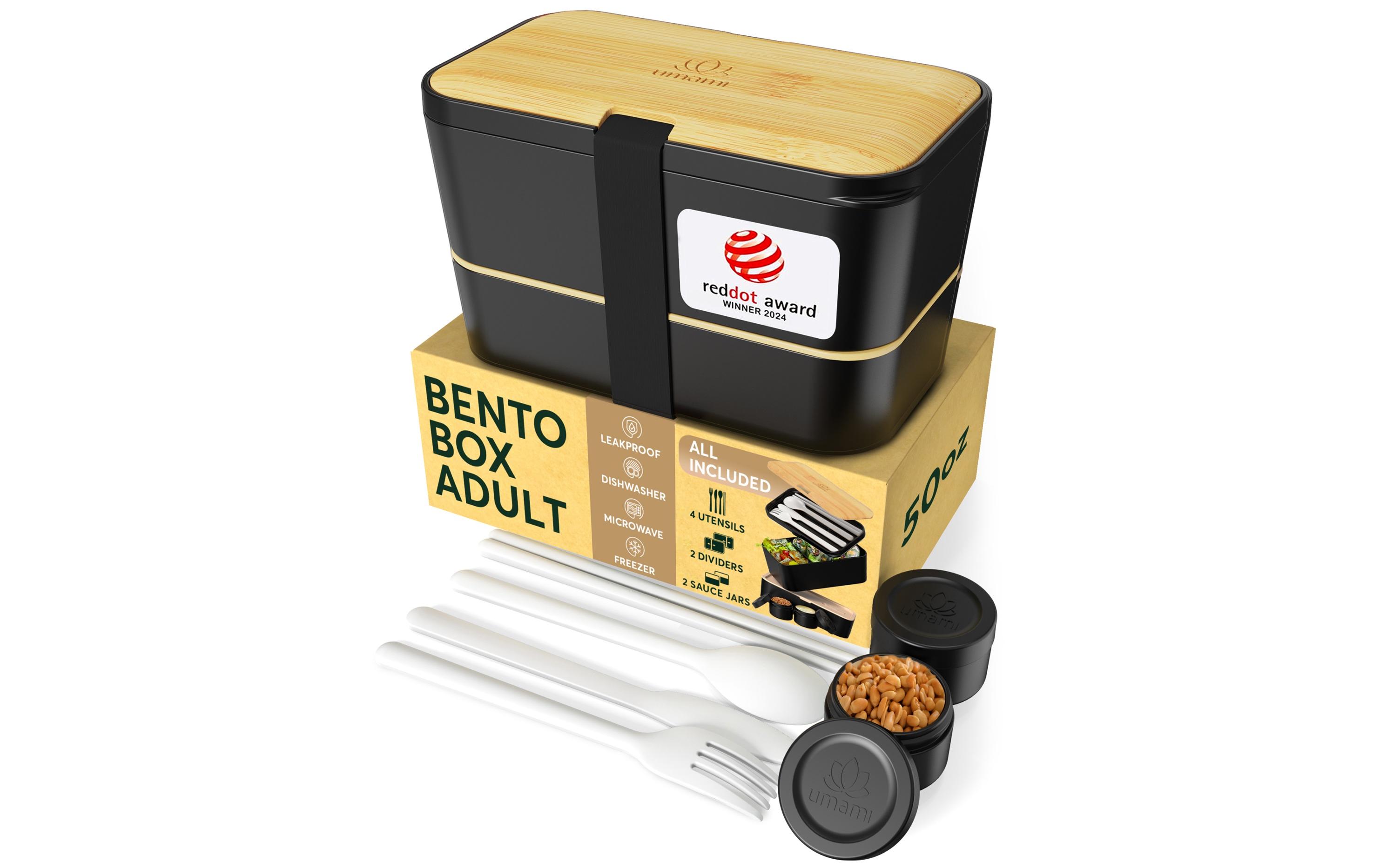 Lunchbox Nestable L Bamboo BlackPraktische und nachhaltige Lunchbox