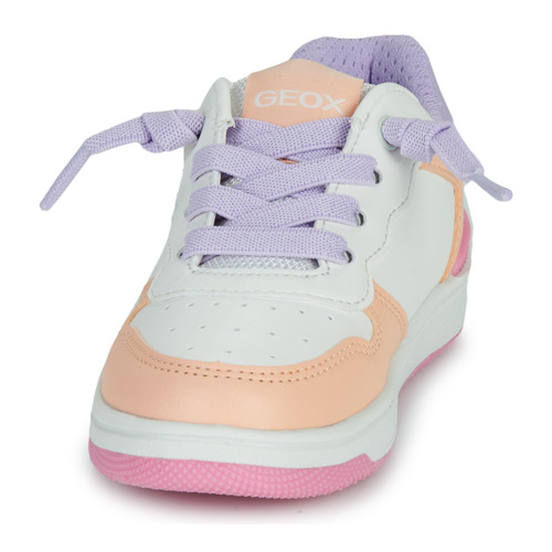 Geox - J WASHIBA GIRL - Blanc / Orange / Violet