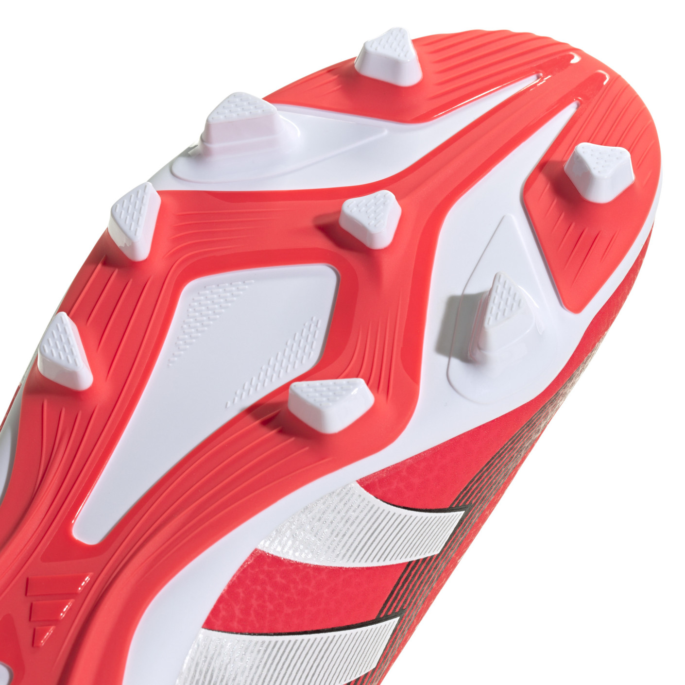 Adidas Predator Club Gras / Kunstgras Voetbalschoenen (MG) Kids Rood Wit Zwart