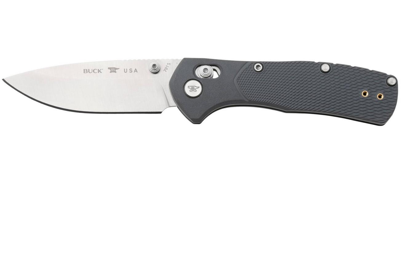 Buck 791 Range Pro 0791GYS1 Satin 154CM, Gray FRN, zakmes