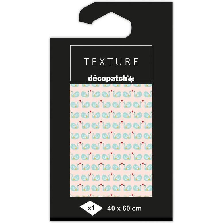 Papier Texture Décopatch n°822 -1 feuille 40x60cm - Rose