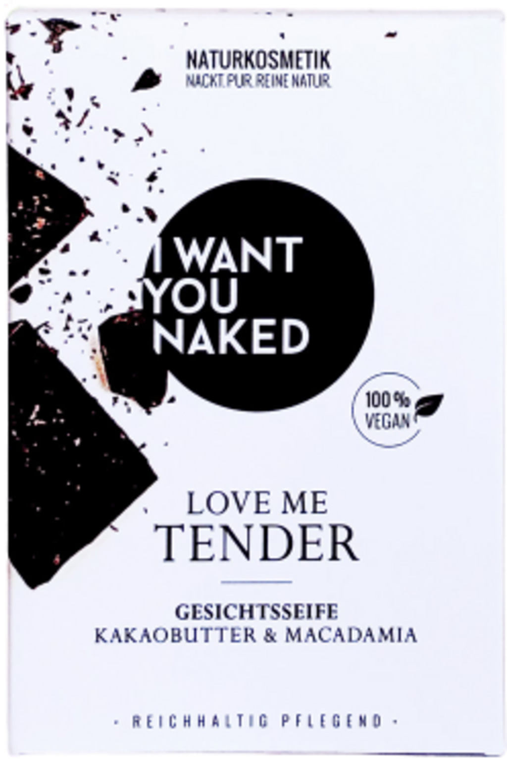 I WANT YOU NAKED  Love Me Tender Face Soap, 100 g