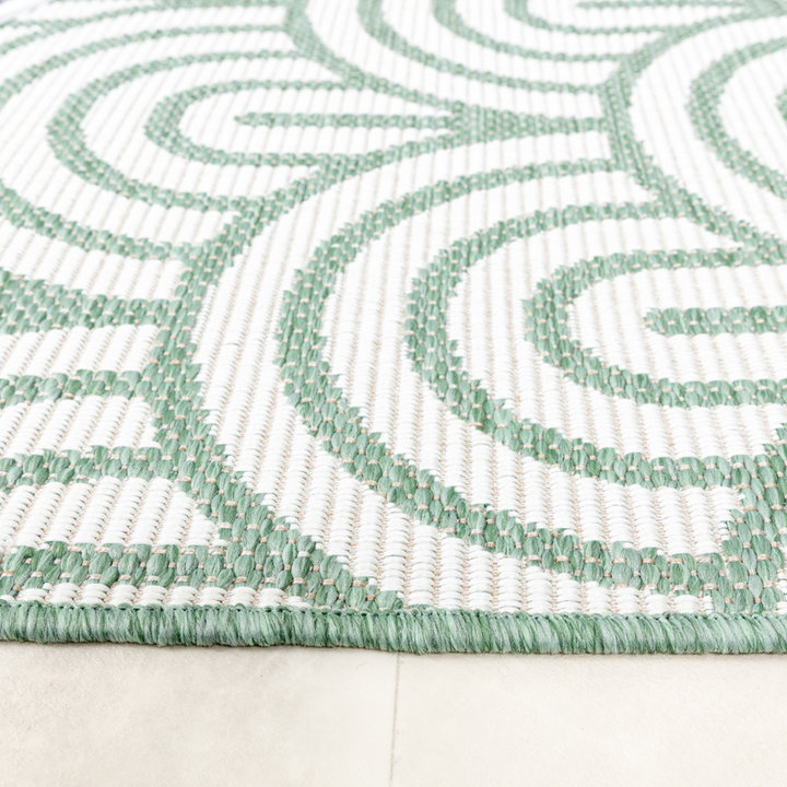 Buitenkleed - Summer Arch Groen | Weerbestendig