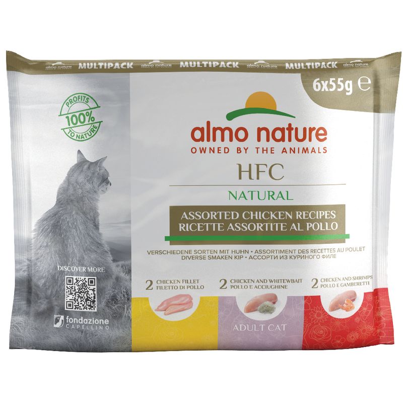 Lot mixte Almo Nature HFC 6 x 55 g