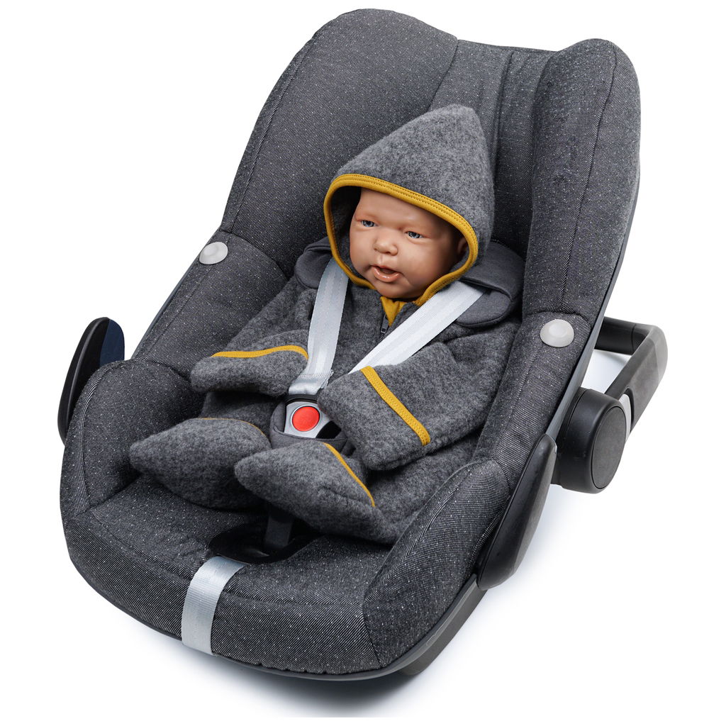 Liebes von PriebesLiebes von Priebes   BIO Merinowollefleece Overall Henry senf 50-56