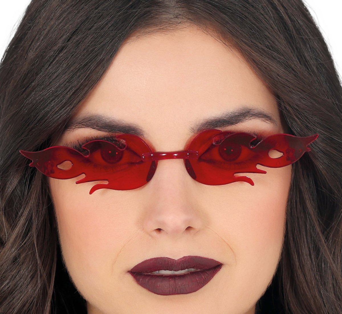 Halloween Bril Rood Vuur