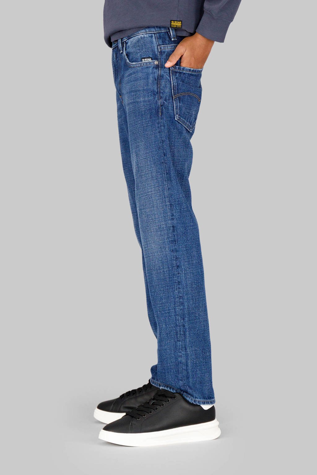 G-STAR straight leg jeans medium blue denim