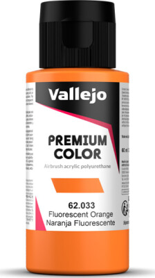 Vallejo - Premium Airbrush Maling - Orange Fluorescent 60 ML
