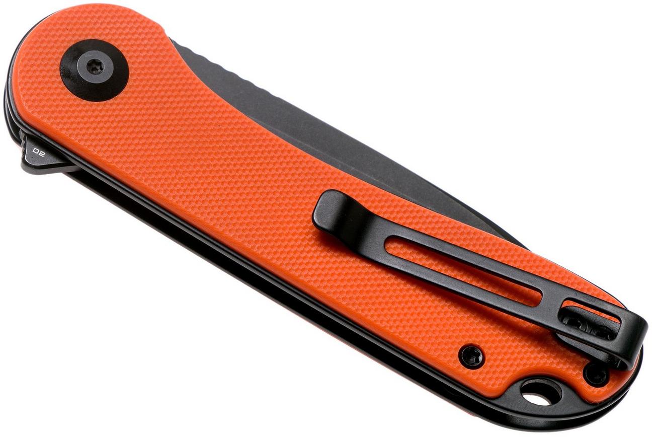 Civivi Elementum C907Y Black, Orange G10 zakmes