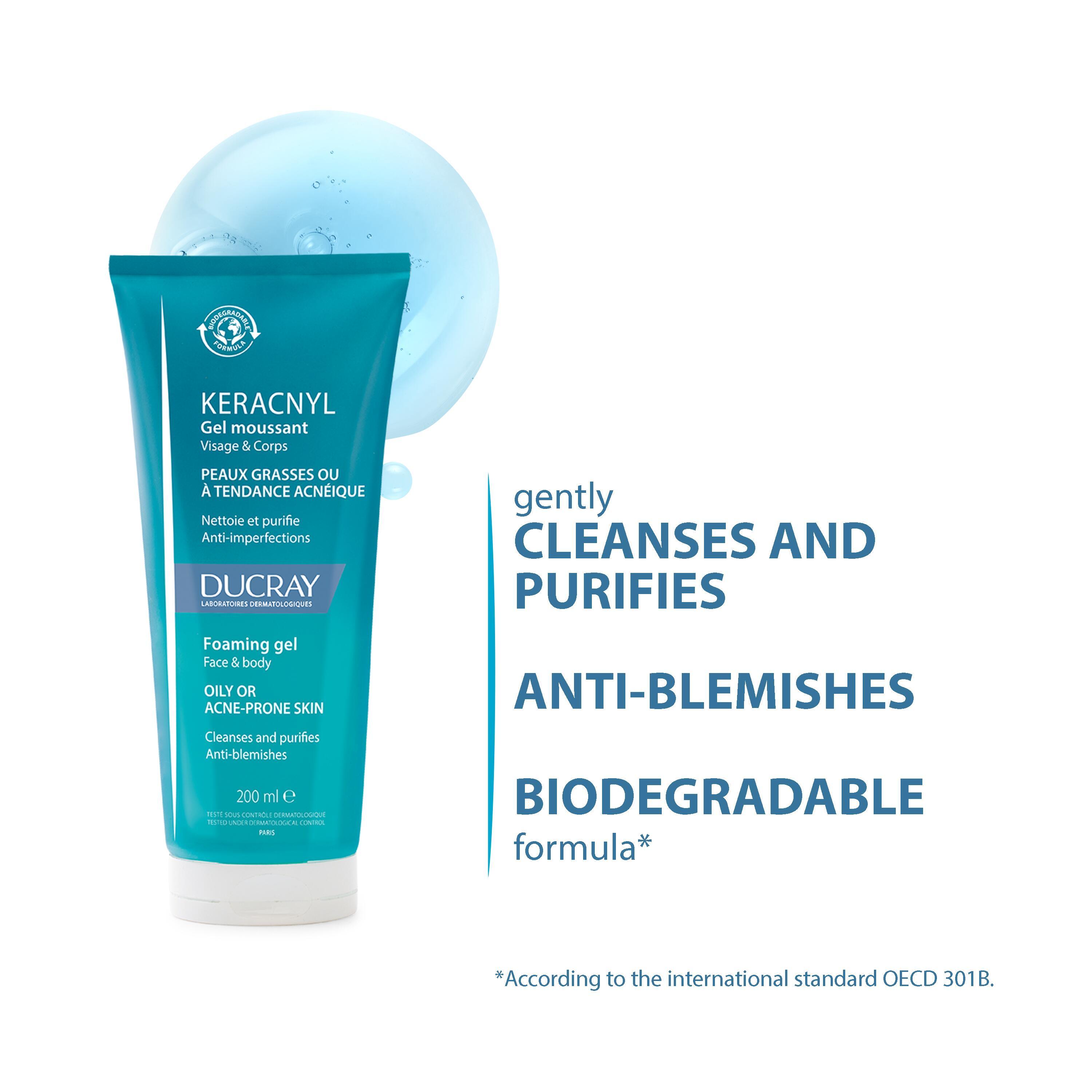 DUCRAY KERACNYL Reinigungsgel Gel Tb 200 ml