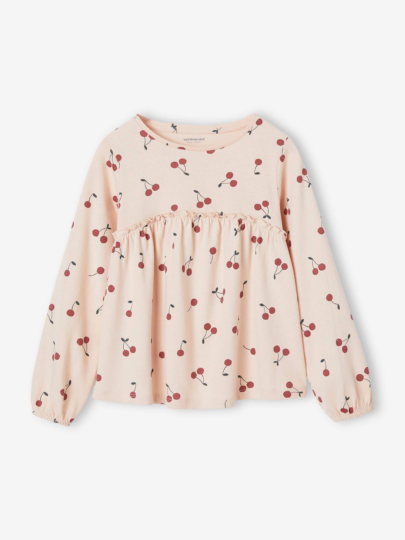 Blusa estampada, camiseta, maquiagem rosa para garota