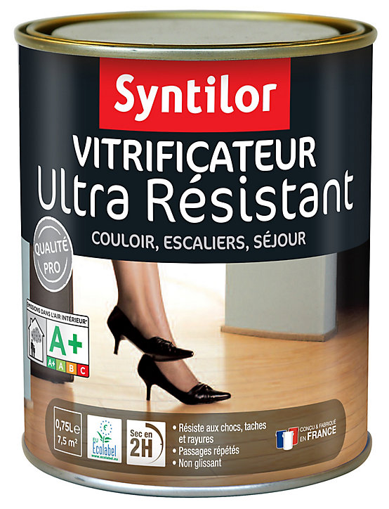 Vitrificateur ultra résistant Syntilor incolore mat 0,75L