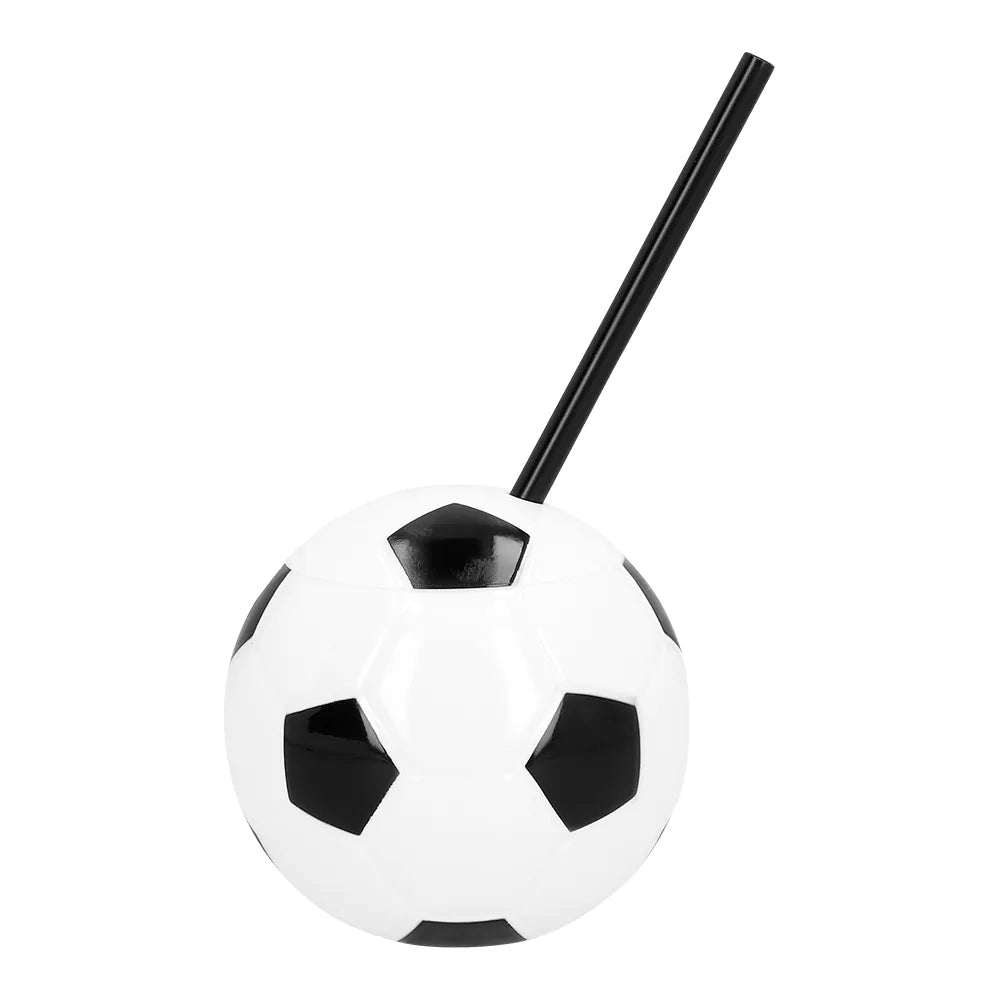 Voetbal Beker Met Rietje 450ml
