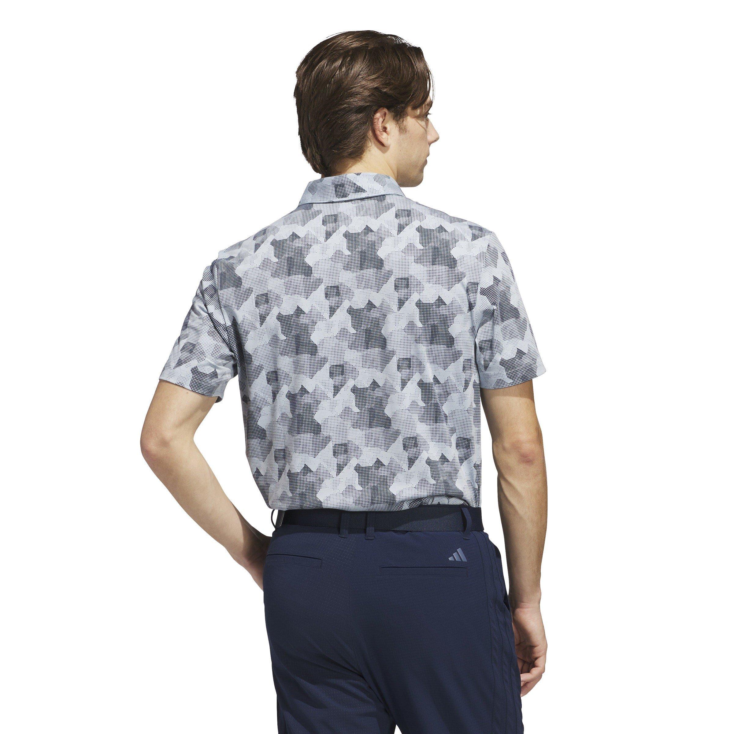 adidas All Over Print Golf Polo Shirt Mens
