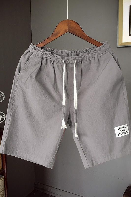 Aozora - Shorts met trekkoordtaille