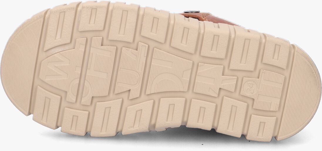 BUNNIESJR cognac bunniesjr hoge sneaker bink bont