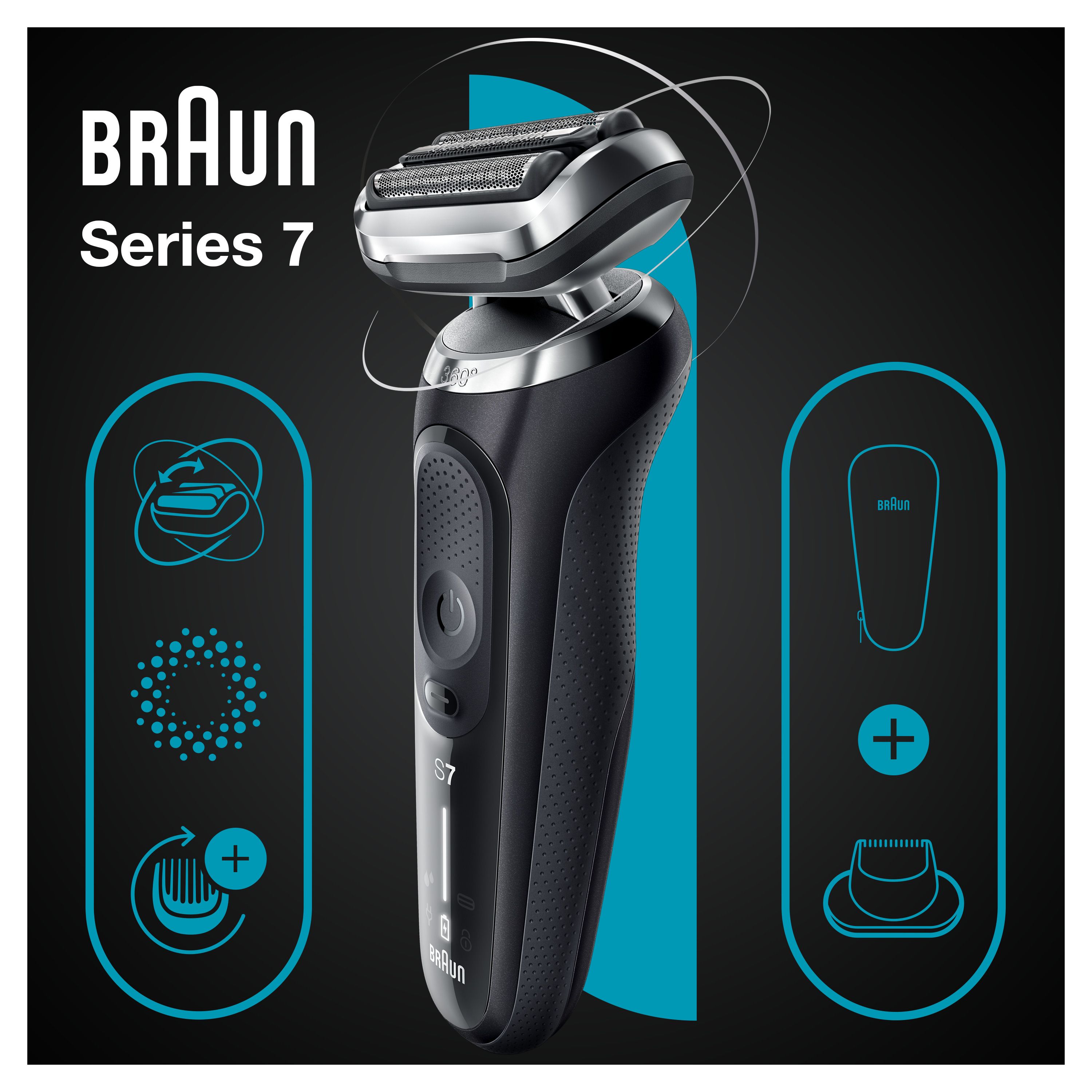 Braun - Elektrischer Rasierer für Männer 
