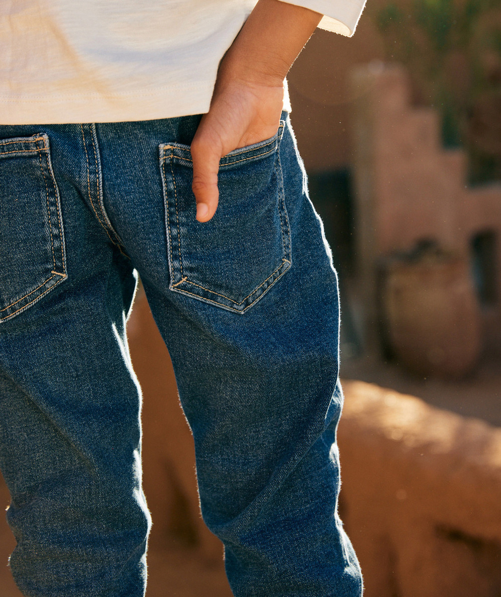 JEAN REGULAR GARÇON EN DENIM LOW IMPACT