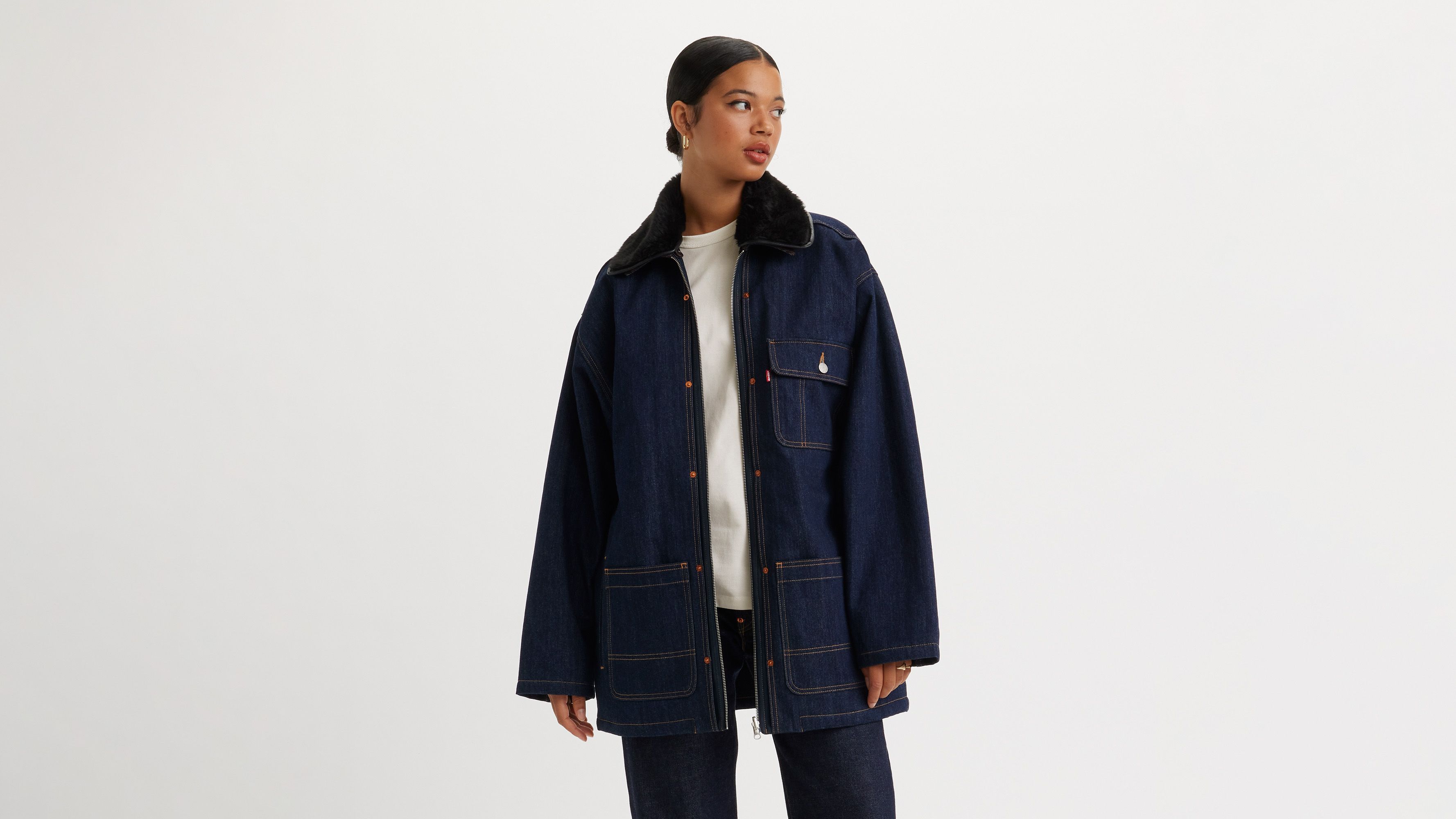 Levi's® x KENZO Reversible Parka - Indigo Rinse - Bleu