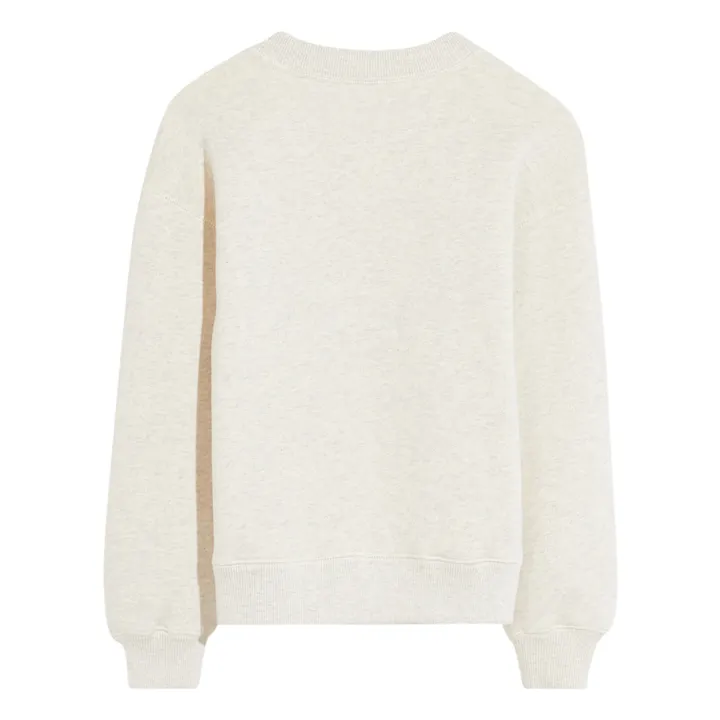 Bellerose Sweat Fadol Smile | Gris chiné