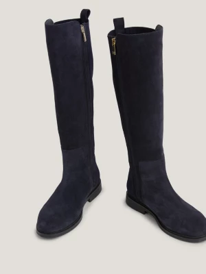 Botas essenciais de camurça até o joelho