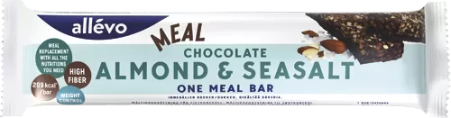 Allévo One Meal Bar Chocolate Almond & Seasalt - 57 g