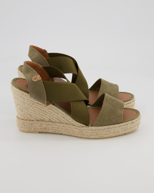 Verbenas Silvia Sardegan Sandalen in Grün