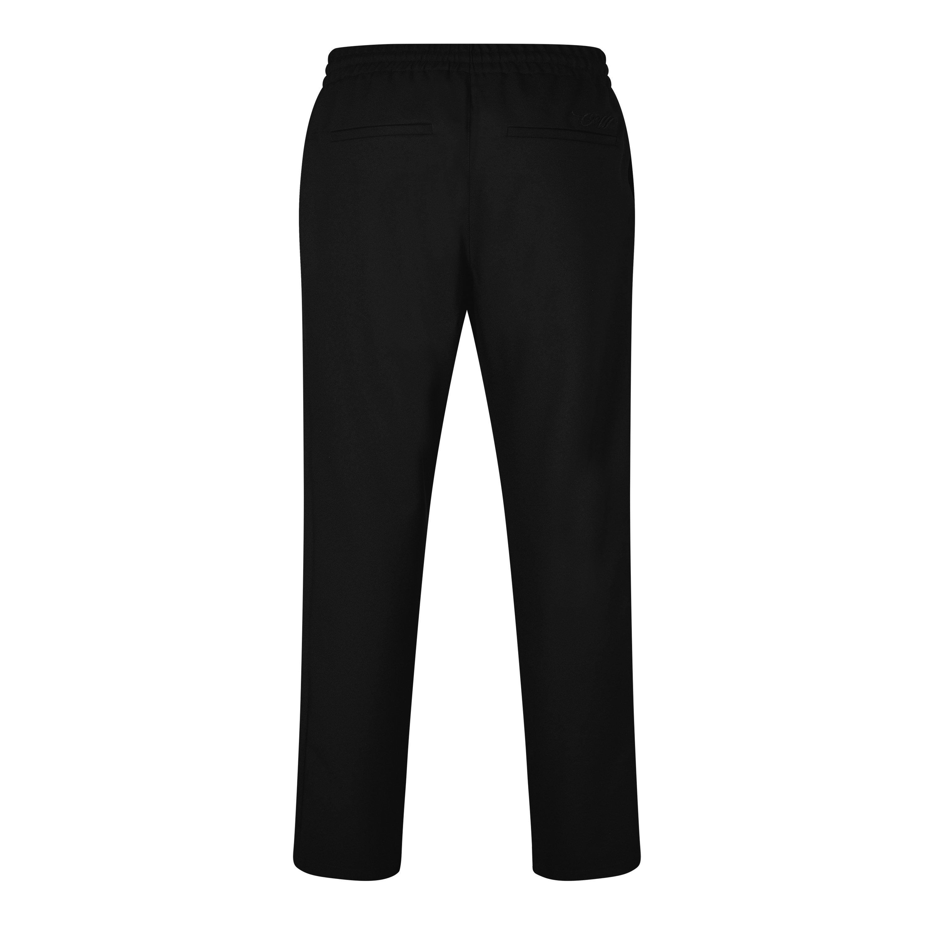 Off White Embroidered Lounge Trousers