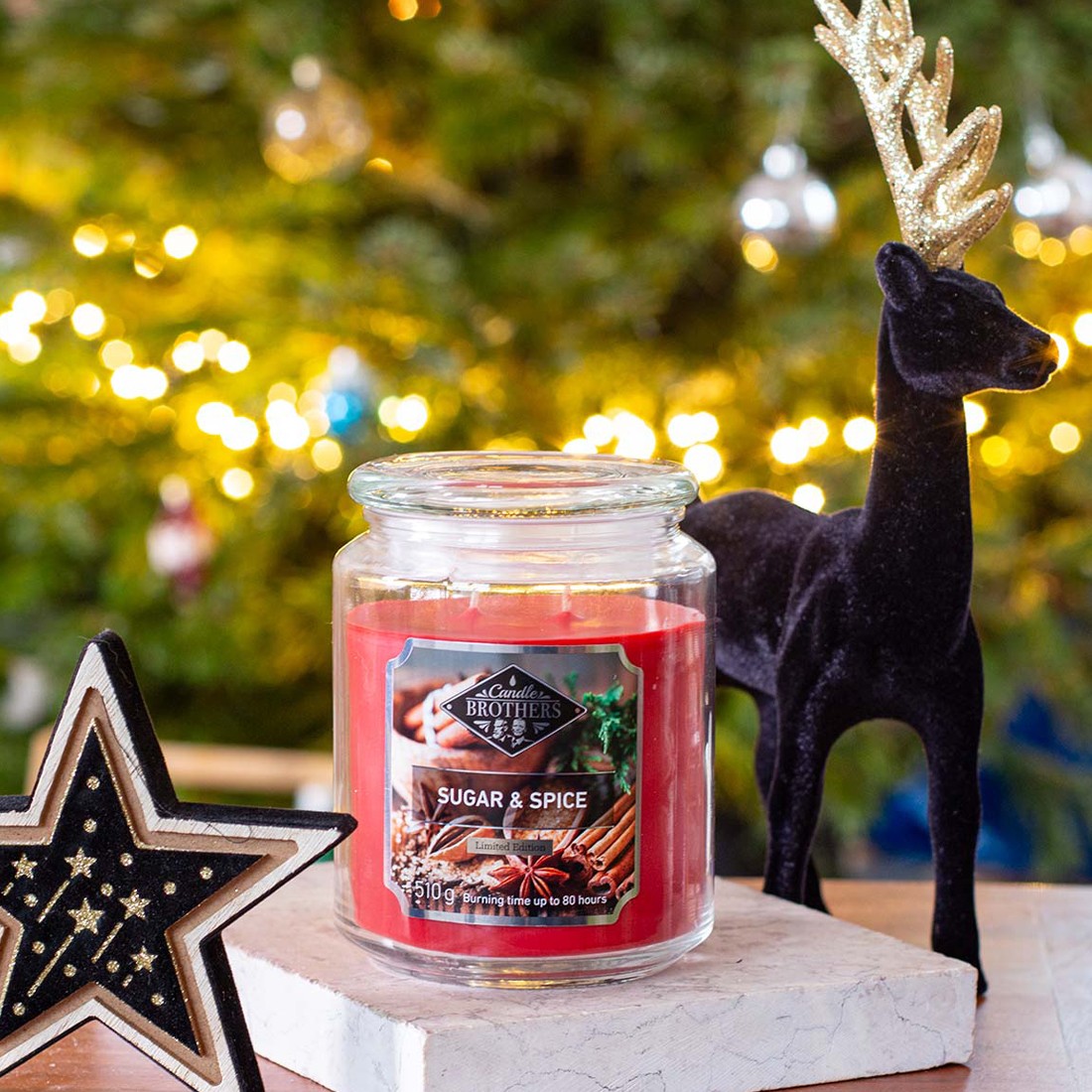 Bougie parfumée - Sugar & Spice - Muscade & cannelle - 510 g