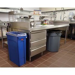 Couvercle pour collecteur BRUTE 208,2 litres, gris