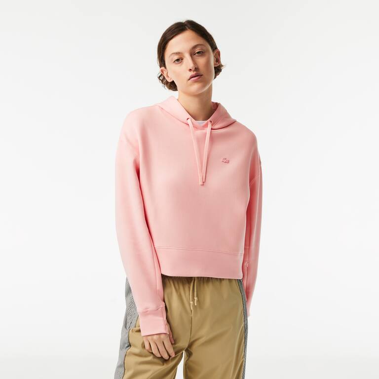 Sweatshirt à capuche Jogger femme Lacoste avec passe-pouce Sweatshirts - Rose - Lacoste - Femme