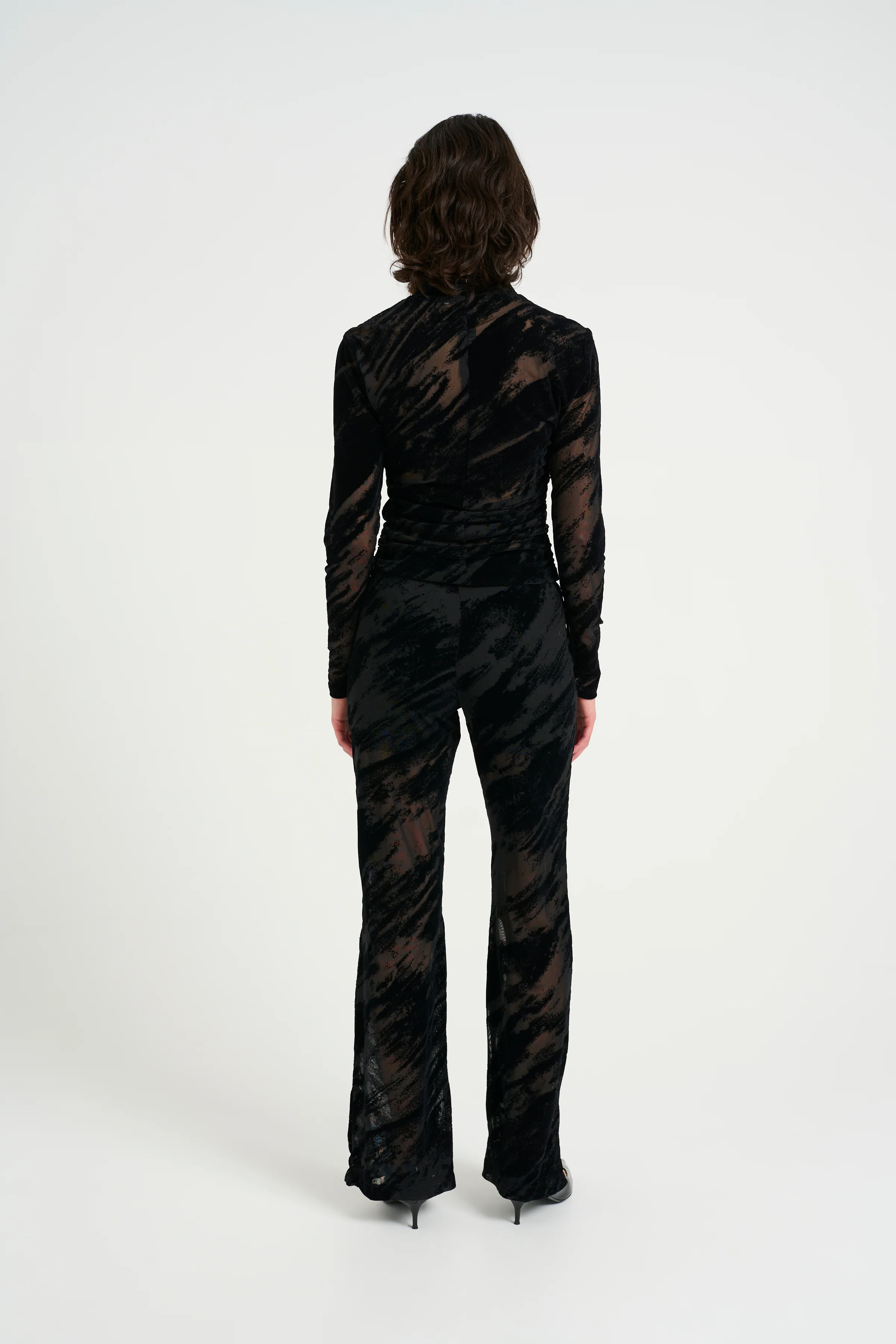 GESTUZ  FlikkaGZ ls bluse - sort
