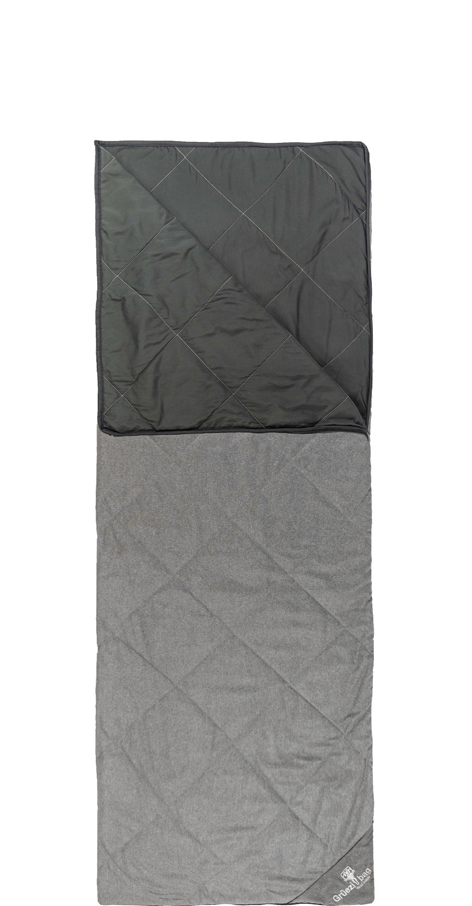 Grüezi Bag WellhealthBlanket Wool Melange Schlafsack grau