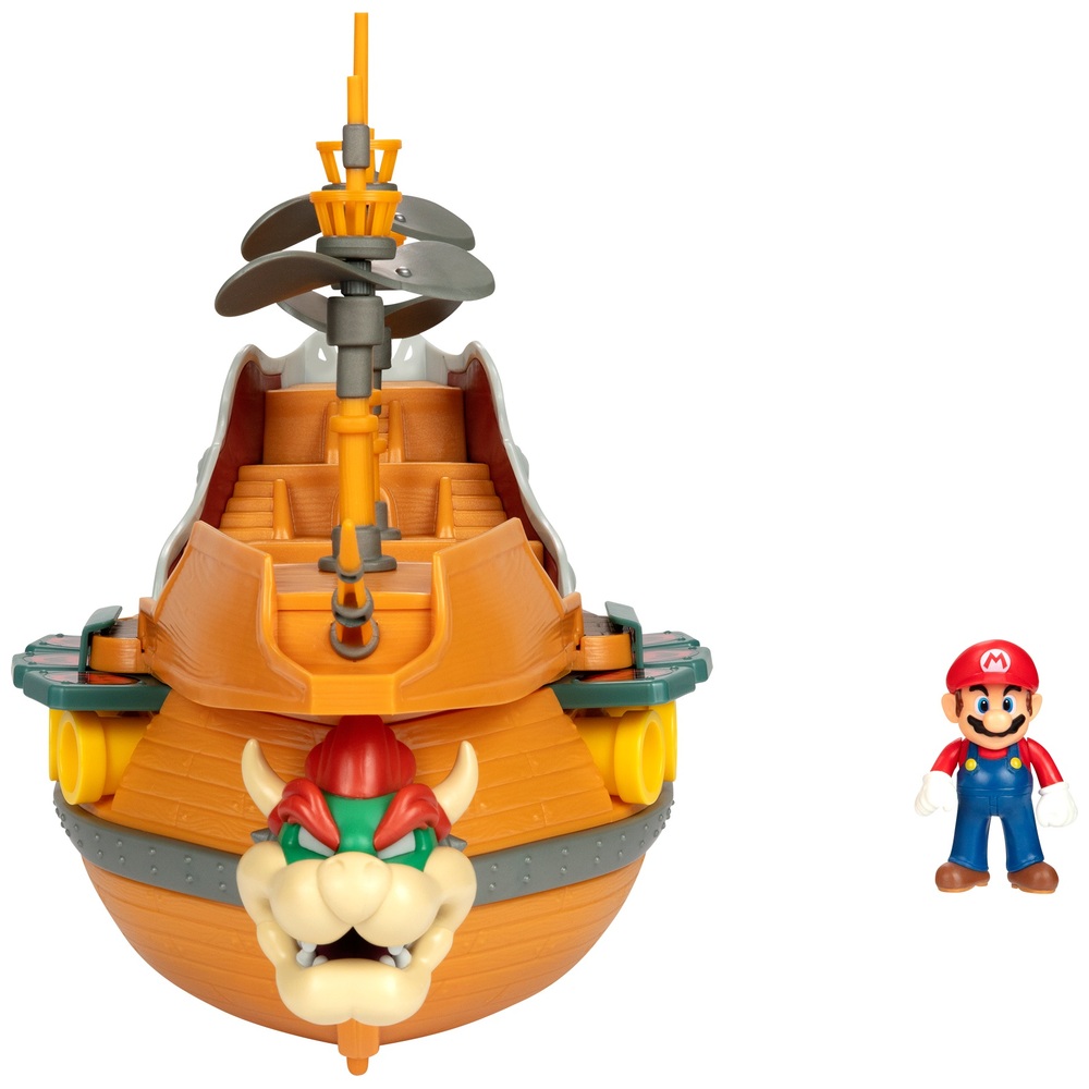 Nintendo Super Mario Deluxe Bowsers Luftschiff-Spielset