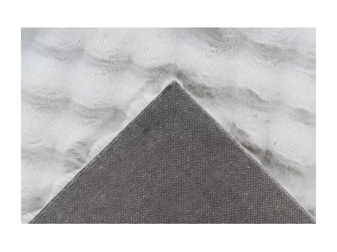 Tapis 170x120cm, design H008Y coloris argent - Confort et élégance pour votre intérieur