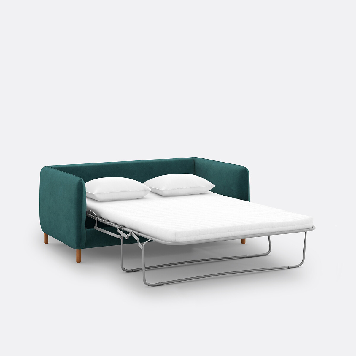 LA REDOUTE INTERIEURS<br>Sofá conversível de veludo, 3 lugares, Loméo