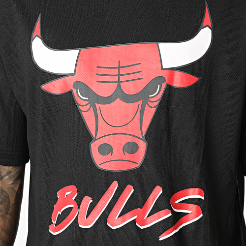 Tee Shirt Chicago Bulls Script Mesh 60284738 Noir