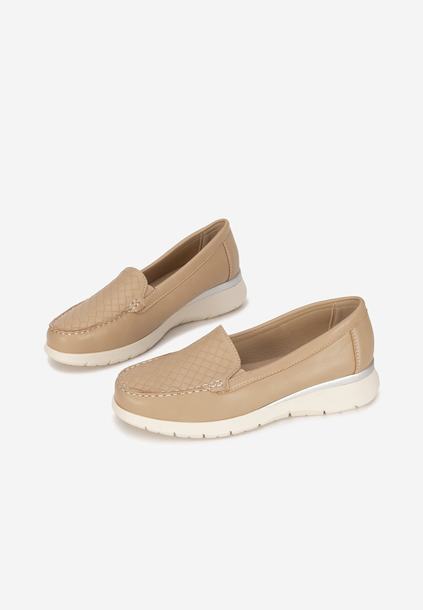 Mocassins femme beige Seona V2