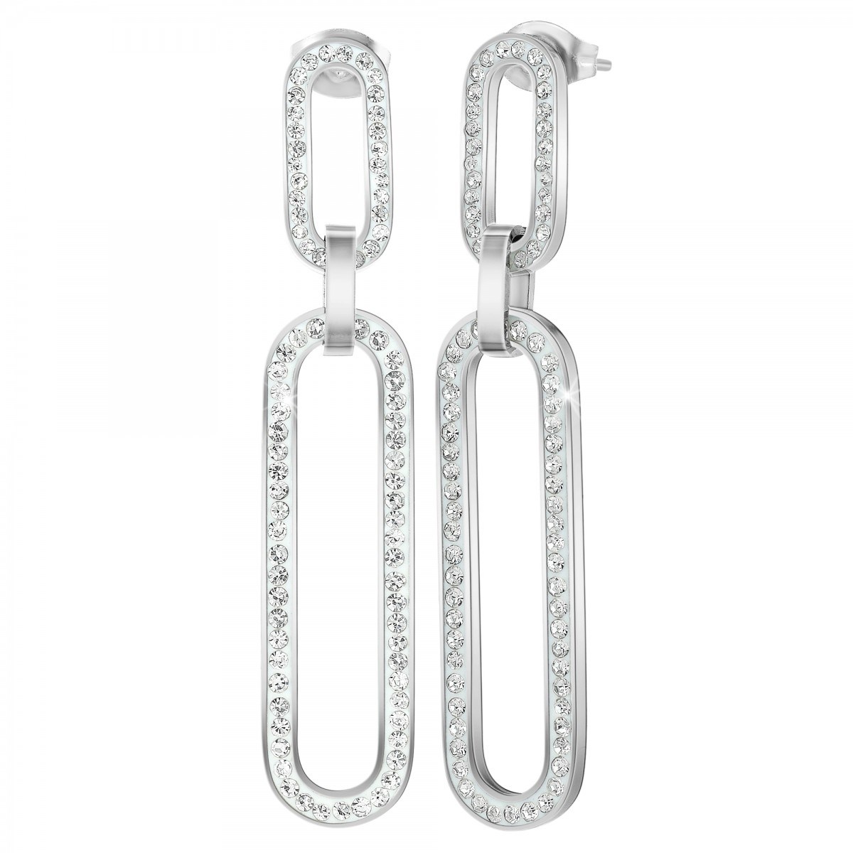 Boucles d'oreilles SC Crystal ornées de Cristaux scintillants