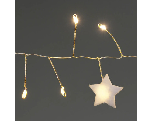 LED lichtsnoer Lafiora sterren 60s 120 cm warm wit