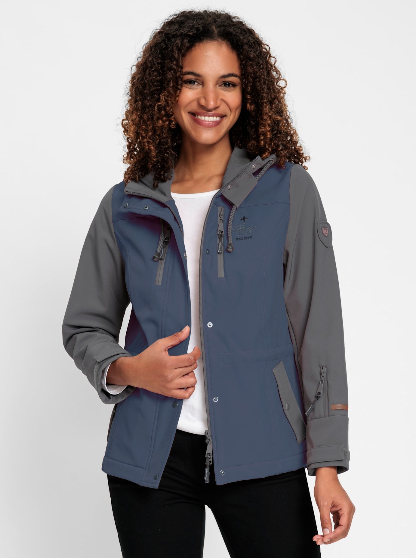 Casual Looks Softshelljacke mitKapuze