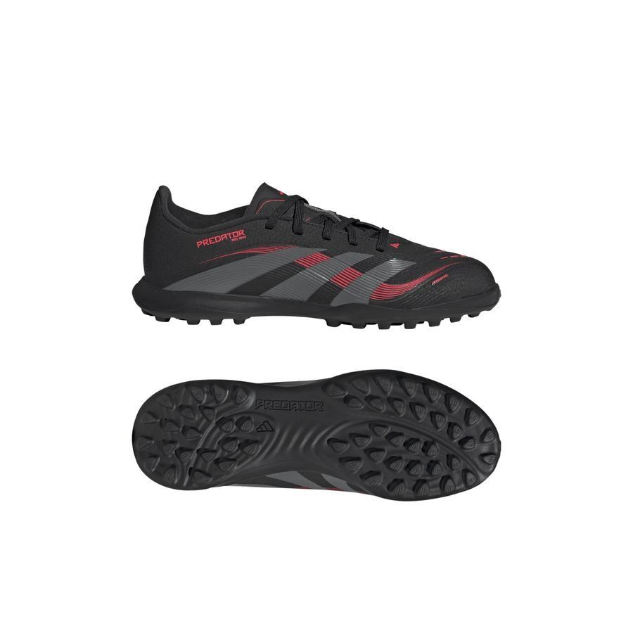 adidas Predator League TF Stealth Victory - Noir/Gris/Lucid Red Enfant