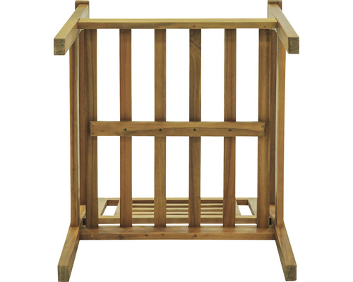 Alina Garden Place 4-zits houten tuinmeubelset bestaande uit: tafel, 2 stoelen, tweezitsbank, kussens