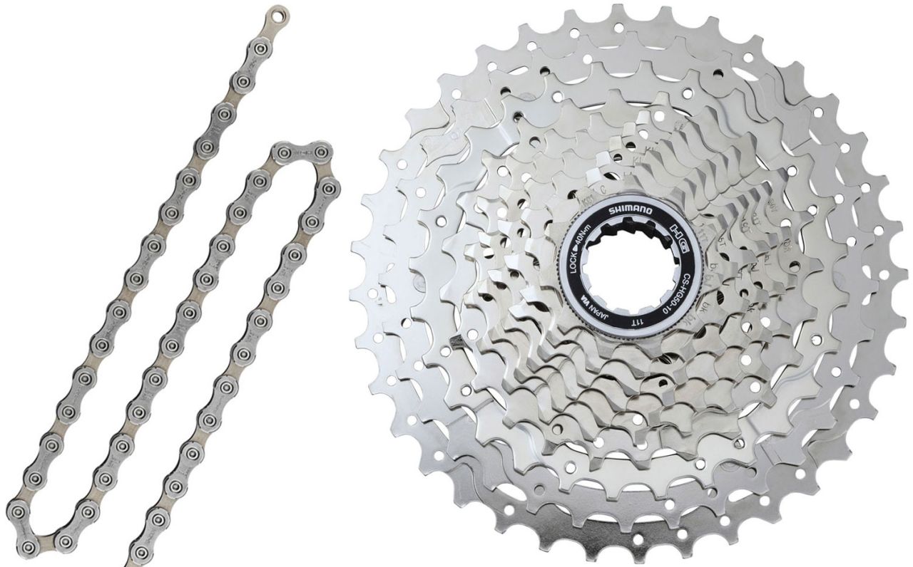 Shimano DEORE CN-HG54+CS-HG50 10-fach Verschleissset 11-36 kaufen | Bike-Discount