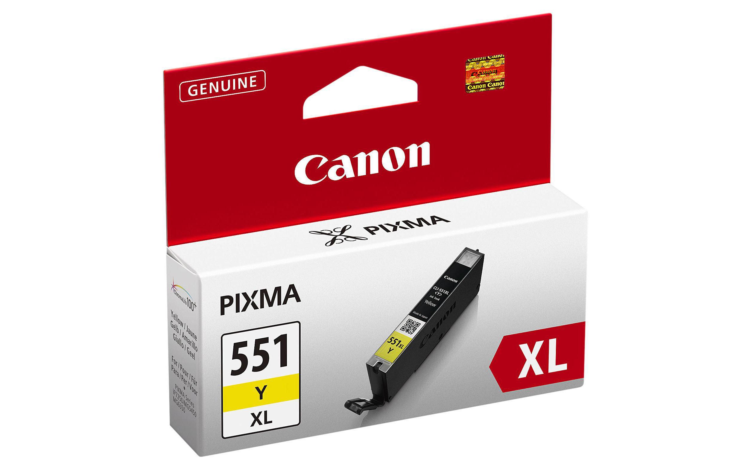 Tinte CLI-551Y XL YellowTinte, Gelb