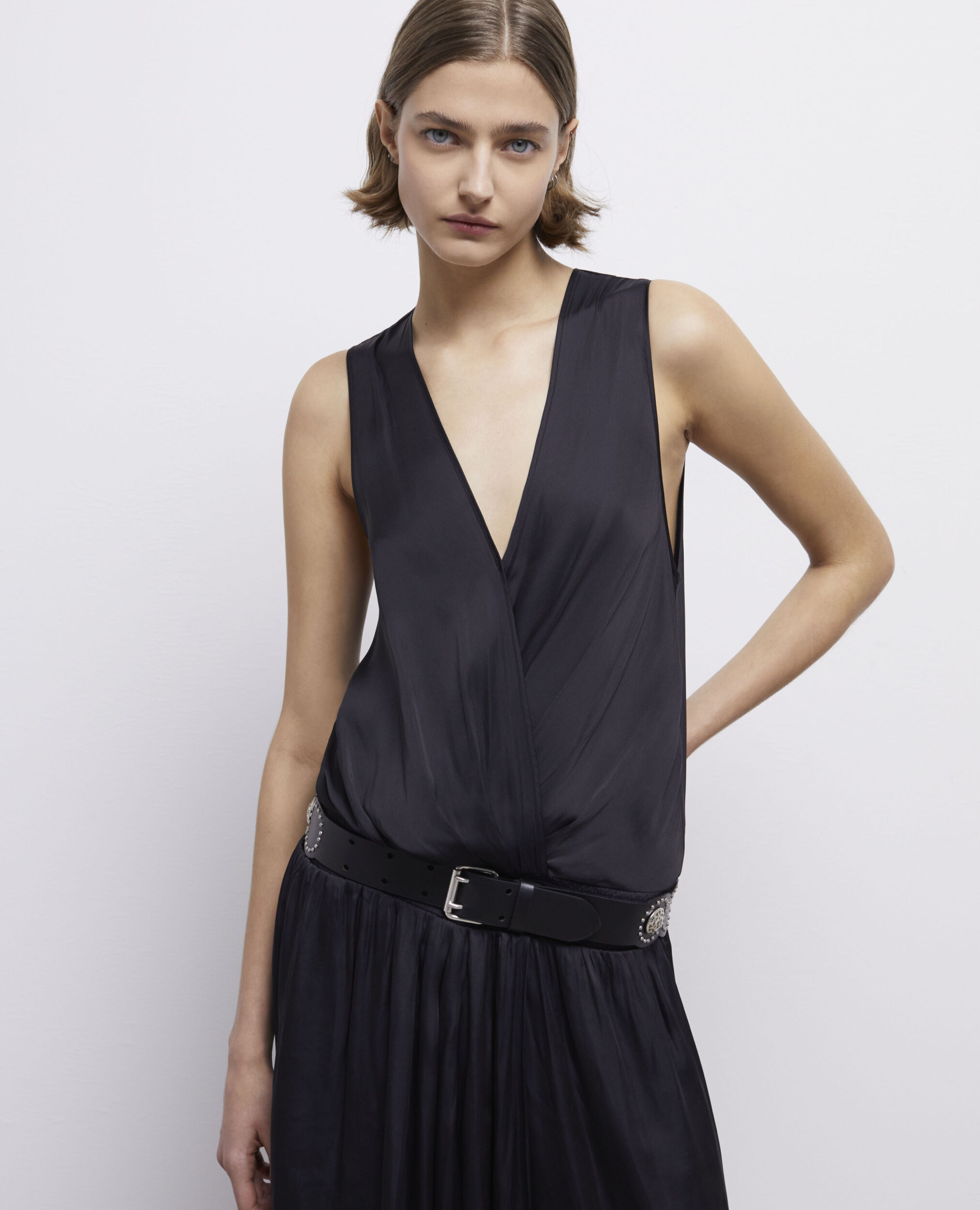 Robe longue noire