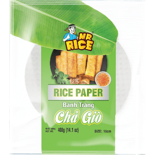 Mr. Rice Rijstpapier voor Loempia's 16cm 400g