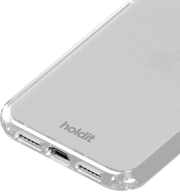 HoldIt Glitter Case iPhone 11/XR Hvid